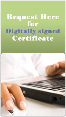 digitally signed certificates